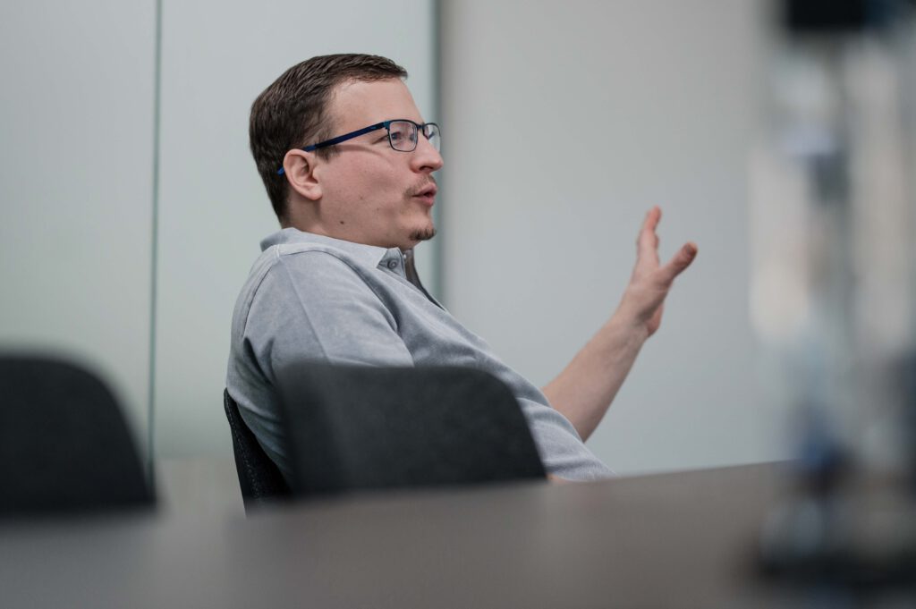 COO Mirko im persönlichen Gespräch mit Werten