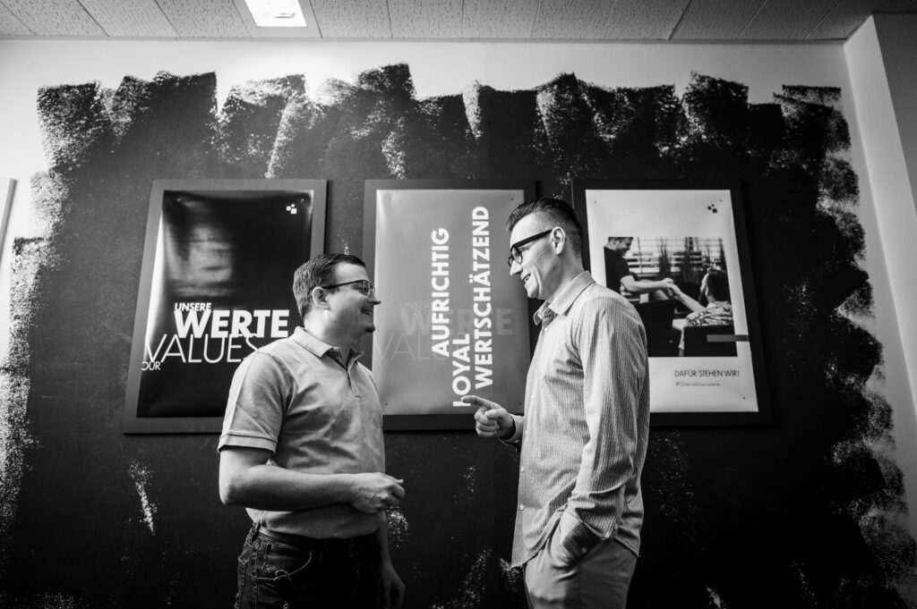 Gelebte Werte unter den Führungskräften