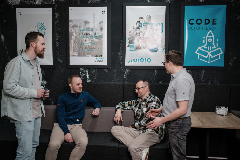 Team von Entwicklern und Beratern